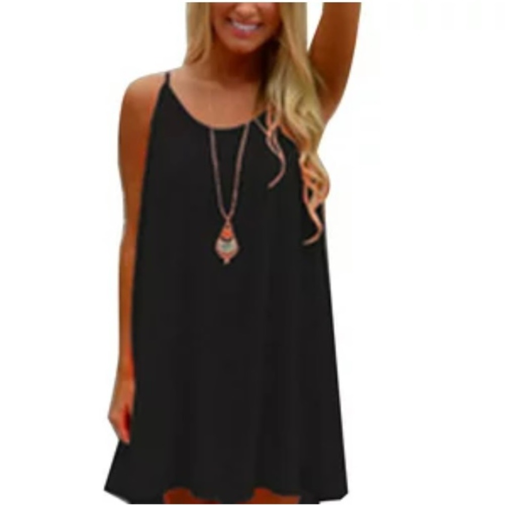 Sexy Dance Women's Summer Beach cover up,
Casual Sundress Chiffon 
Sz M